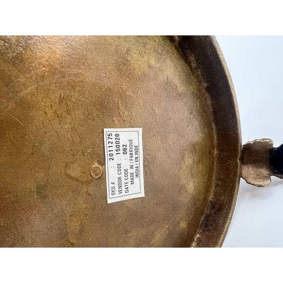 Victorian Baroque Ornate Beaded Ruby Red Glass Brass Candle Holder Prisms - Picture 11 of 11